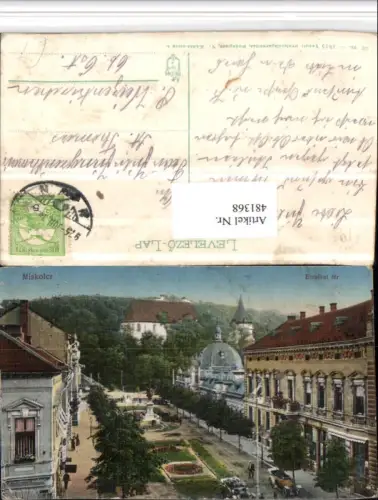 481368,Hungary Miskolcz Miskolc Erzsebet ter Platz Denkmal