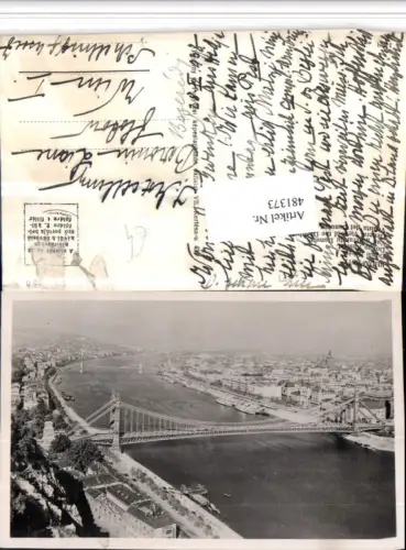 481373,Hungary Budapest Dunai latkep Totale Donau Brücke