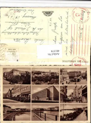 481374,Hungary Ungvari Reszletek Fluss Gebäude Mehrbildkarte