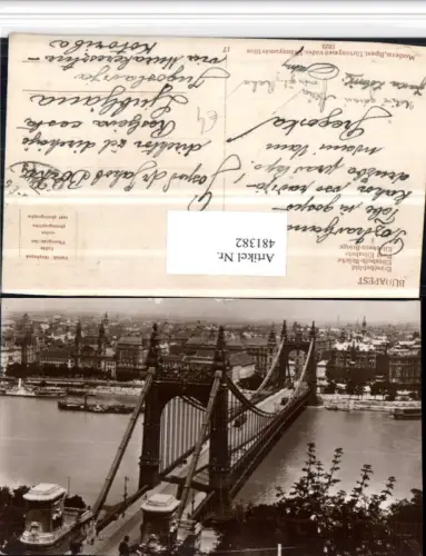 481382,Hungary Budapest Teilansicht Erzsebet-hid Elisabeth-Brücke