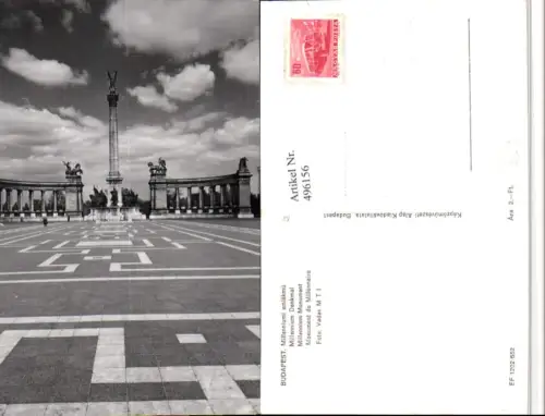 496156,Hungary Budapest Milleniumi emlekmü Denkmal Säule