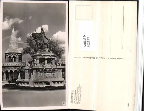 502127,Hungary Budapest Szt. Istvan szobor St. Stephan-Denkmal