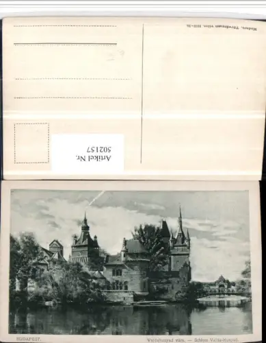 502157,Hungary Budapest Vajdahunyad vara Schloss