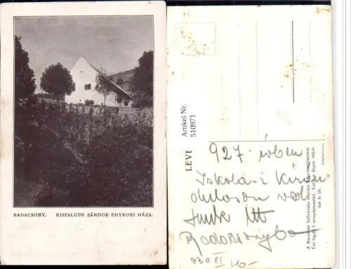 510971,Hungary Badacsony Kisfaludy Sandor Egykori Haza Haus