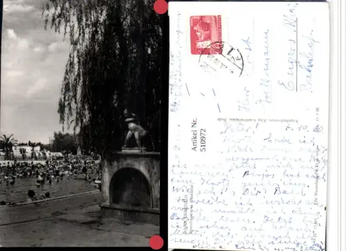510972,Hungary Hajduszoboszlo Strandreszlet az ivo kuttal Freibad