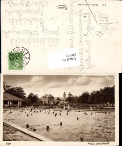 546148,Hungary Nordungarn Heves Eger Erlau Strandbad