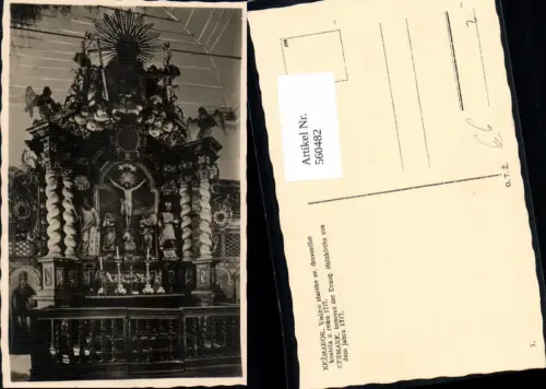 560482,Hungary Kezmarok Kesmark Evang. Holzkirche Altar Vnutro stareho ev. Dreveneho kostola z roku 1717
