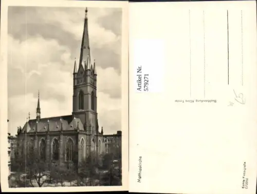 579271,Foto Ak Matthiaskirche Budapest