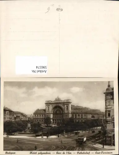 596574,Budapest Ostbahnhof Keleti palyaudvar Gare de l Est Straßenbahn Bahnhof Hungary