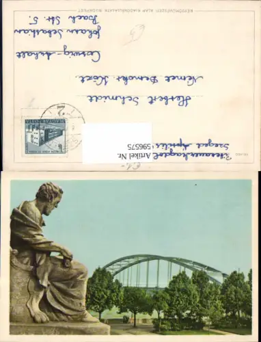 596575,Budapest Ansicht Brücke Statue Hungary