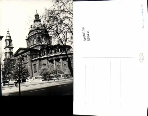 599434,Foto Ak Budapest ST Stefan Kirche Hungary