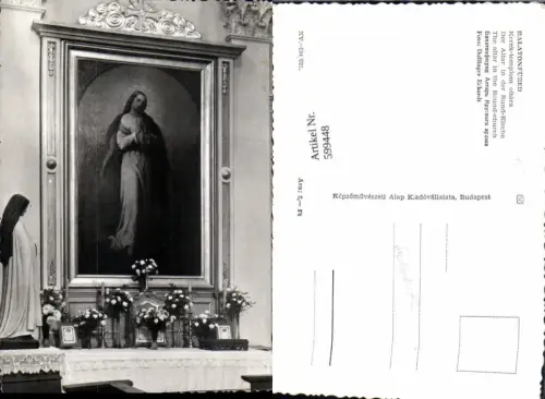 599448,Balatonfüred kerek-templom oltara Rund-Kirche Altar Hungary