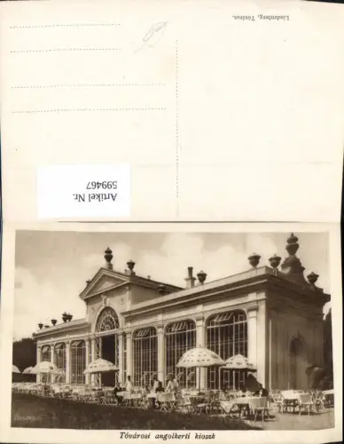 599467,Tovarosi angolkerti kioszk Cafe Kaffeehaus Hungary