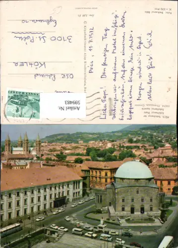 599483,Pecs Szechenyi ter Platz Hungary