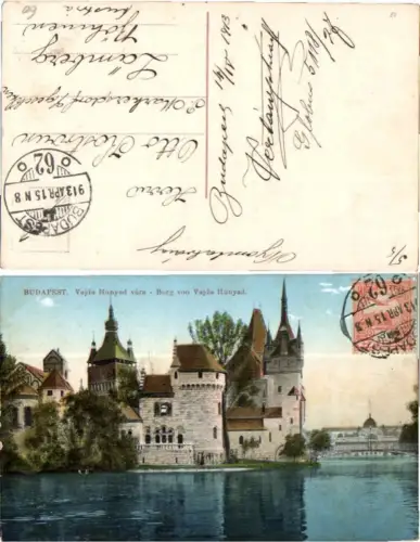 61076,Budapest vajda Huhyad vara Burg 1915