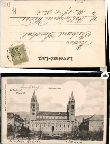 61112,Üdvözlet Pecsröl 1915