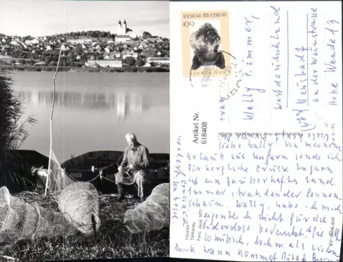 618408,Foto Ak Tihany Fischer Fischen Hungary