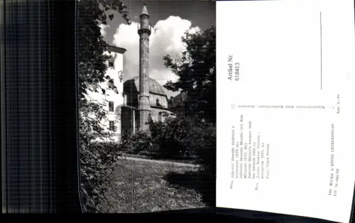 618413,Pecs Jakovali Hasszan dszamija a minarettel Moschee Minarett Hungary