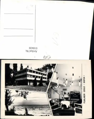 618439,Mehrbild Ak Siofok Filmlabor Üdülö Hungary