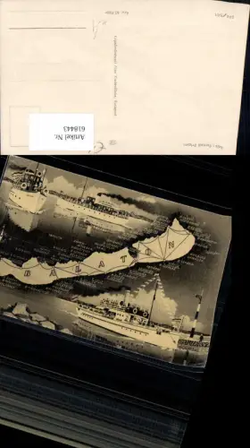 618443,Lagekarte Rajz Farnadi Frigyes Balaton Schiff Dampfer Hungary