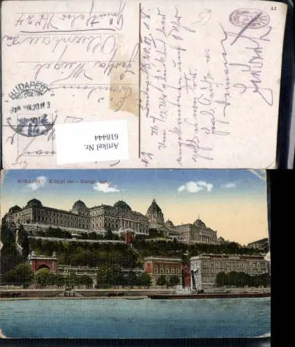 618444,Budapest Kiralyi var Königliche Burg Hungary