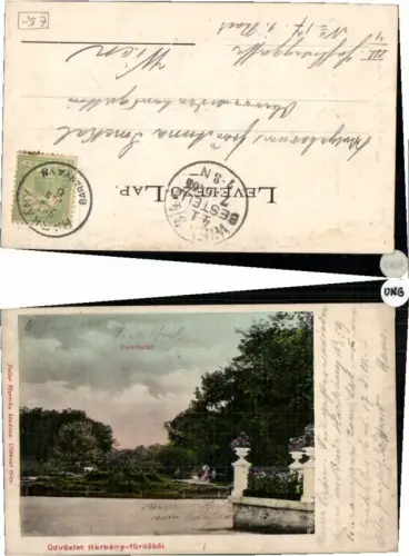 62690,Üdvözlet Harkany fürdöböl 1900
