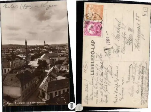 62692,Eger A Minaret Moschee 1930