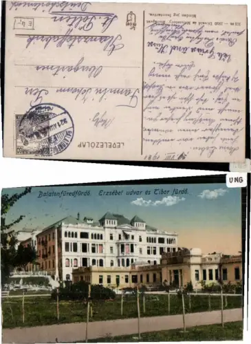 62703,Balatonfüred Strassenpartie erzsebet udvar es tibor