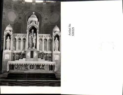 630329,Foto Ak Budapest Kirche Innenansicht Hungary