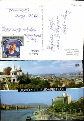 636648,Mehrbild Ak Üdvözlet Budapeströl Budapest Hungary