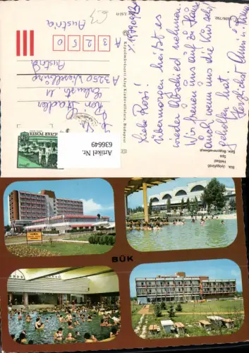 636649,Mehrbild Ak Bük Heilbad Gyogyfürdö Hungary