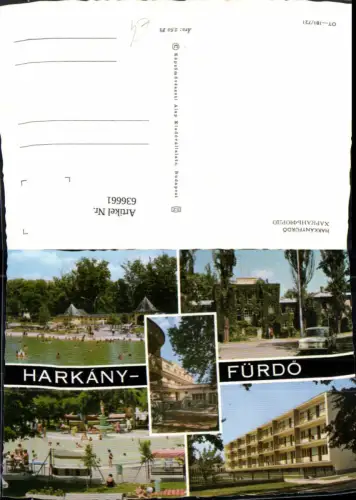 636661,Mehrbild Ak Harkanyfürdö Harkany-Fürdö Therme Hungary