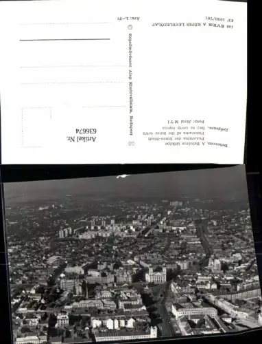 636674,Foto Ak Debrecen A Belvaros latkepe Panorama der Innenstadt Hungary
