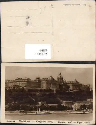 656804,Budapest Kiralyi var Königliche Burg Hungary