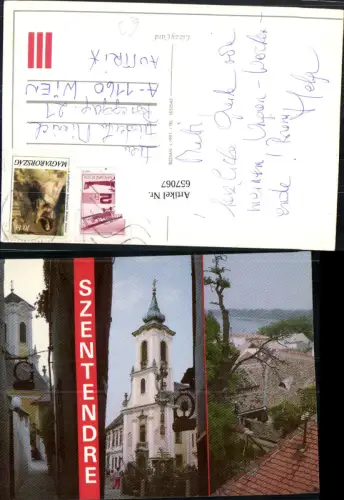 657067,Mehrbild Ak Szentendre Hungary