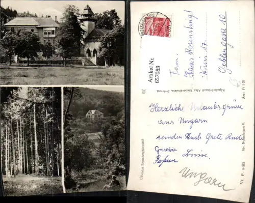 657089,Mehrbild Ak Üdvözlet Brennbergbanyarol Brennbergbánya Sopron Hungary
