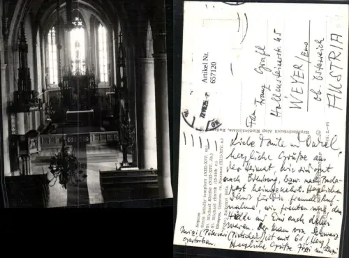 657120,Foto Ak Sopron Ödenburg Szent Mihaly templom St Michael Kirche Hungary