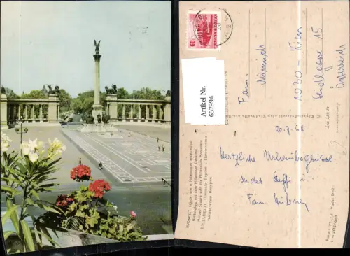 657994,Budapest Hösok fere a Millenniumi emlekmüvel Heldenplatz Hungary