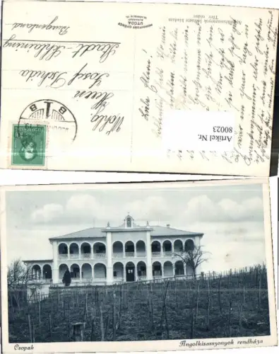 80023,Csopak Hausansicht 1930