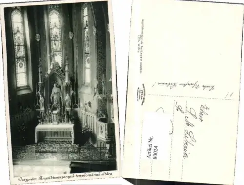 80024,Veszprem Kirche Altar Innen