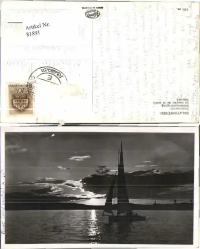 81891,Balatonfüred Sonnenuntergang