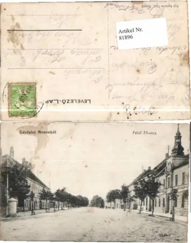 81896,Moson Wieselburg Mosonmagyarovar Altenburg