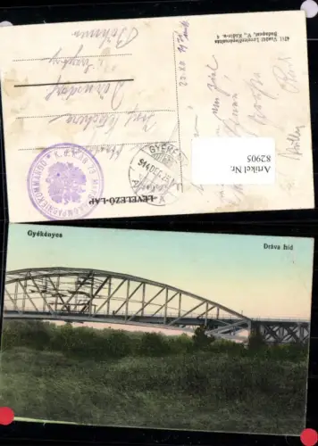 82905,Gyekenyes Drava hid Brücke
