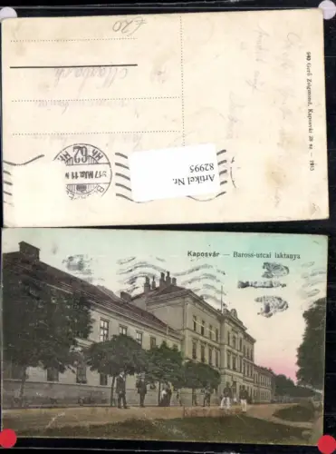82995,Kaposvar Baross utcai laktanya Detailansicht