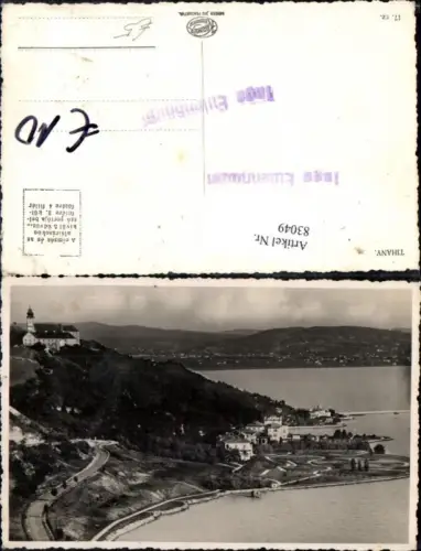83049,Foto AK Tihany Ortsansicht