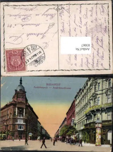 83067,Budapest Andrassystraße Andrassysut