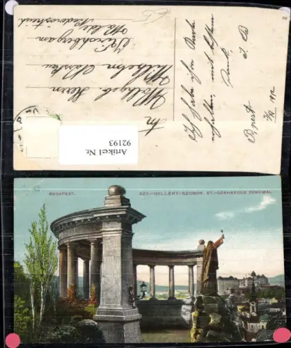 92193,Budapest St. Gerhardus Denkmal