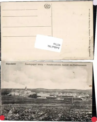 93716,Hajmasker Nordwestliche Etablissment 1910