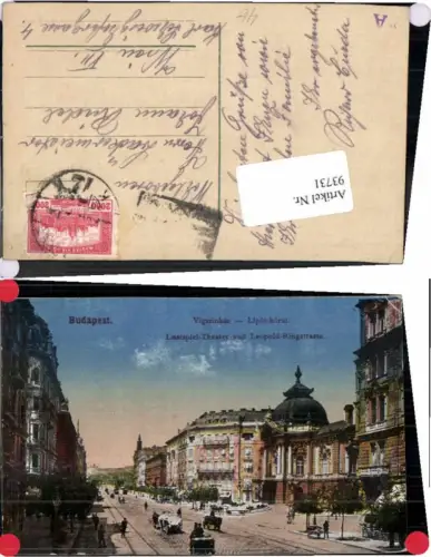 93731,Budapest Lustspieltheater Ringstrasse 1915