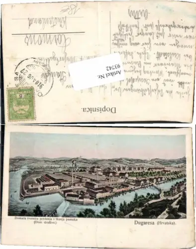 93742,Dugaresa Hrvatska Fabrik Domaca 1920